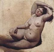 Jean Auguste Dominique Ingres Oil sketch for the Turkish Bath (mk04) oil painting artist